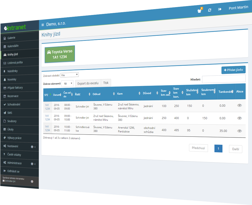 What you can use the logbook module for