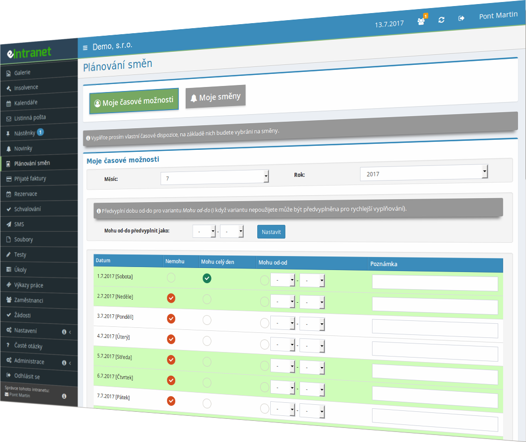 What you can use shift planning for