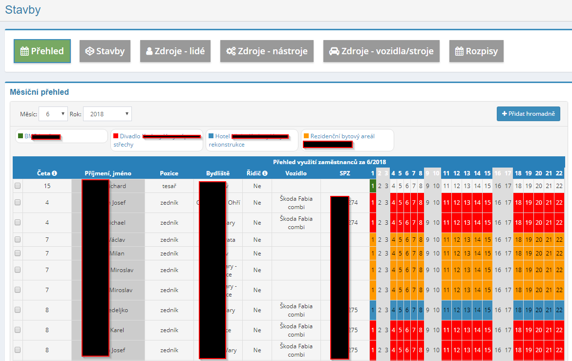 Electronic system for construction planning