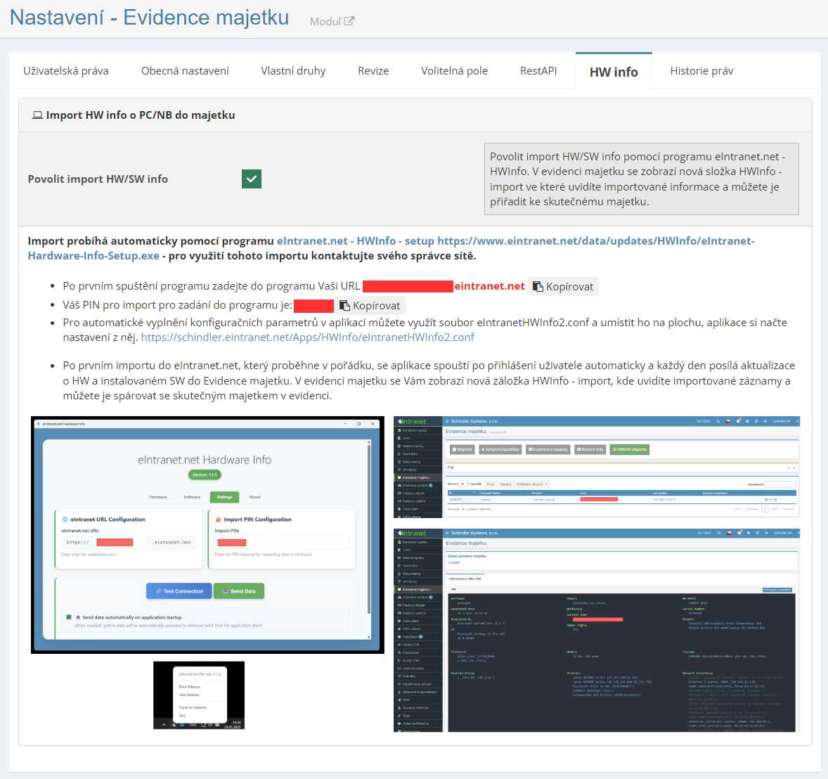 Novinka v modulu Evidence majetku - import informací o NB/PC