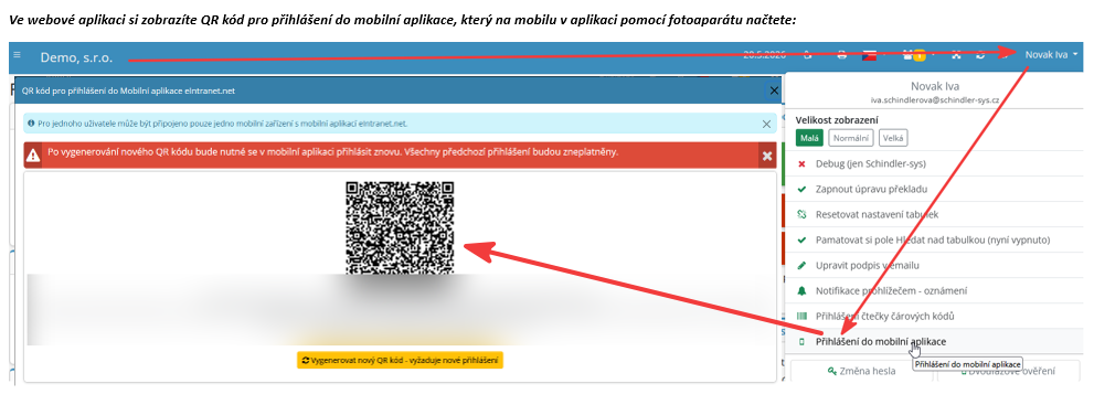 Novinka pro moduly Docházka a Dovolené – mobilní aplikace